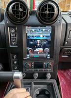 Lecteur DVD de voiture avec écran tactile vertical de 9,7 pouces, 6+128 Go, WIFI/4G, GPS, navigation pour Hummer H2 2004-2007 avec navigation automobile