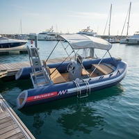 Bateaux pneumatiques RIB en aluminium de 16 pieds, 480 Orca/Hypalon/PVC, à vendre