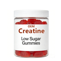 Gummies de Créatine Monohydrate pour Femmes et Hommes – Améliore la Concentration, la Force, l'Endurance – L-Taurine BCAA 2:1 – 120 Comprimés – Peau