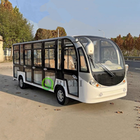 Bus de tourisme tout-terrain Richi Electric 6x6, moteur 5KW, 8-23 places, batterie lithium, transport automatique de passagers