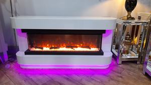 Mueble para TV con Espejo y Chimenea, Decoración para el Hogar, Muebles con Espejo, Muebles, Mobles - Product Image 3