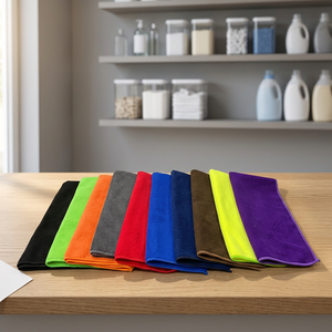 Super Absorbent 500GSM Microfiber Towel 40x60CM Soft Durable Cloth for <b>Car</b> <b>Polishing</b> Washing Drying and Auto Detailing - Product Image 5
