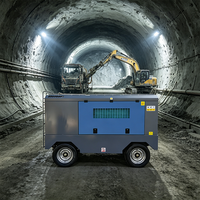 Motor Diésel Estacionario de Alta Calidad de 36.5kw, 41kw, 53kw, Refrigerado por Aire, Lubricado, con PLC, 16 bar, para Compresor de Aire