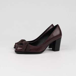 Scarpe da Donna in Pelle di Pecora Stile Retrò Francese con Punta Quadrata, Tacco Grosso, Traspiranti e Leggere con Fiocco, per la Stagione Primaverile - Product Image 4