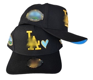 หมวกแก๊ปเบสบอล MURATRAVIS UTOPIA Muratravis Innedit แบบ 5 ชิ้นส่วน ปีกโค้ง สีดำ แบบ Snapback ขายส่งตามสั่ง - Product Image 5