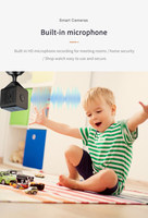 Nouvellement arrivée X1 caméra de sécurité sans fil Hd 1080p suivi intelligent grand Angle Vision nocturne mouvement Hotspot Mini caméra Wifi