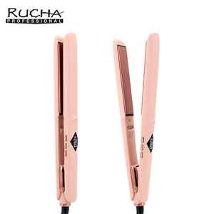 RUCHA Fer à lisser professionnel <span class=keywords><strong>Plancha</strong></span> De Pelo Température réglable 30s Fer plat à chauffage rapide Fer à lisser ionique - Product Image 2