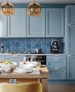 Azulejos de Piso Dorados y Blancos de <span class=keywords><strong>20x20</strong></span>, 300x300mm, Cerámica, 300x300mm, 30x30, con Diseño Floral para Salón - Product Image 4