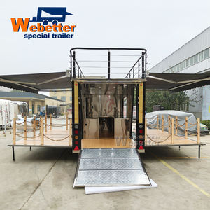 Webetter Maßgefertigter Catering-Anhänger Voll Ausgestatteter Mobiler Bar-Anhänger Restaurant Kaffee BBQ Pizza Fast-Food-Truck mit Kompletter Küche - Product Image 4