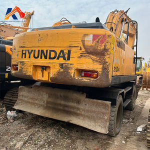 Excavatrice de fabrication coréenne Hyundai 210W-7 dernier modèle Hyundai 210w excavatrices utilisées pelle hydraulique à vendre - Product Image 2