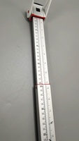 Règle de mesure de la taille en aluminium pliable pour adultes de 200 cm, tige métrique, stadiomètre