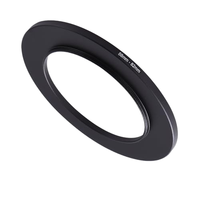 Anneau d'adaptation pour objectif d'appareil photo plein format 58 mm-82 mm, adaptateur de filtre en métal aluminium anodisé noir