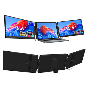 Extensor de Pantalla Plegable para Portátil IPS de 15.6 Pulgadas, Soporte de Escritorio Ajustable, Compatible con Múltiples Dispositivos USB C HDMI, Fabricante - Product Image 1