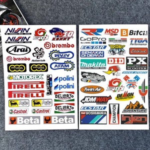 Pegatinas Impermeables <span class=keywords><strong>de</strong></span> Graffiti para Moto <span class=keywords><strong>de</strong></span> Niños, Calcomanías Clásicas Geniales para Casco, Tiras Laterales Reutilizables <span class=keywords><strong>de</strong></span> PVC para Tanque, Decoración Divertida para Coche y Juguete, Digital - Product Image 4