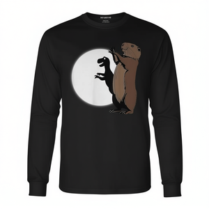 Camiseta de manga larga Groundhogs Dinosaur Shadow Puppet Groundhog Day - Product Image 2