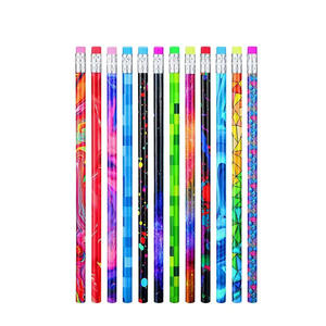 Lot en gros de crayons en bois et graphite avec gommes de qualité supérieure pour sacs cadeaux d'anniversaire d'enfants, école, bureau, croquis, examens et promotionnels - Product Image 2
