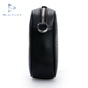 Bal Manent, gran oferta, bandolera de mensajero de piel de vaca auténtica negra personalizada para hombre, bolsos de hombro de cuero con logotipo grabado para hombre - Product Image 4