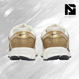 Nike Wmns Air Zoom Vomero 5 'Metallic Gold' Women's Running Shoes Breathable Mesh Lace-Up Sport Sneakers - Product Image 4