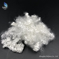 China Factory Direct 7den 64mm Hueco Conjugado Siliconized Fibra cortada de poliéster/Fibra de silicio para almohada