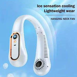 Belle conception vente chaude Portable suspendu cou ventilateur cinq vitesses Usb Rechargeable ventilateur été voyage Sports de plein air ventilateurs Portable - Product Image 3