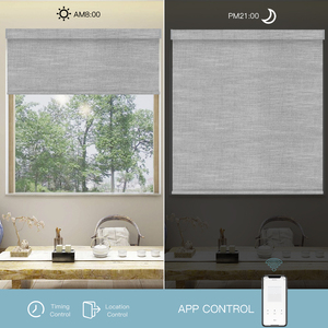 <span class=keywords><strong>Zigbee</strong></span> Alexa Tuya Wifi Google Built-In Plain Matte <span class=keywords><strong>Remote</strong></span> Control <span class=keywords><strong>Wireless</strong></span> Electric Smart Home Decor Motorized Roller Shades. - Product Image 5