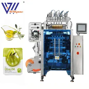 Low price katchup spicy sauce liquid pouch multi lane sachet filling and packaging equipment powder sugar stick packing machine