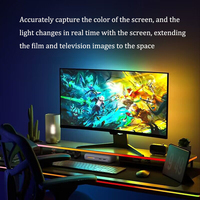 Kit de bande lumineuse LED à effet de poursuite, couleur de rêve, écran intelligent à illusion, synchronisation de l'affichage, bande adhésive pour téléviseur HD, ordinateur, e-sport