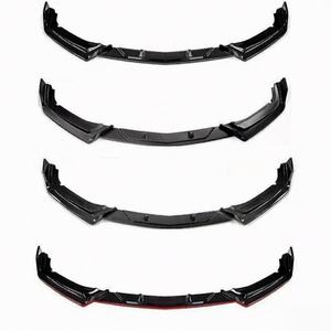 Kit de modification de carrosserie pour pare-chocs avant de voiture Welta, séparateur de pare-chocs, diffuseur, spoiler, pour 10e génération 2019-2021, attelage de remorquage, noir - Product Image 2