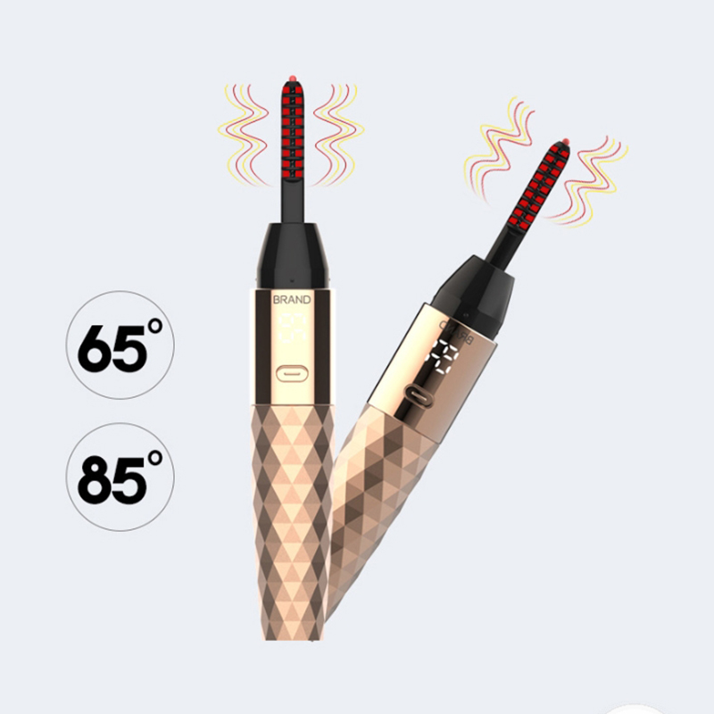 Инструмент для завивки ресниц с подогревом Черная пятница, миниатюрный портативный инструмент для макияжа, долговечный электрический бигуди для ресниц