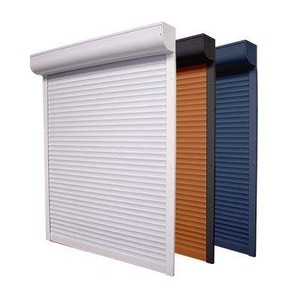 Porte à enroulement en alliage d'aluminium coupe-vent Xinhangyuan au design moderne, garantie 1 an <span class=keywords><strong>pour</strong></span> garage résidentiel et industriel - Product Image 1