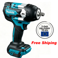 Makita DTW700 18VLi-ion LXT 1/2" carré Clé à chocs sans fil à moteur brushless pour réparation automobile, haute puissance, travaux de construction