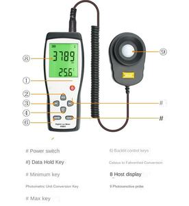 Smart Sensor Digital iluminación Tester Actinómetro medidor de luz AS823 - Product Image 6
