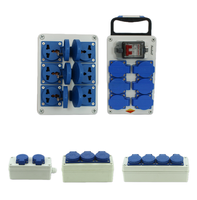 Boîtier de distribution d'énergie extérieur personnalisé 16A 230V IP65 étanche avec disjoncteur MCB, panneau électrique