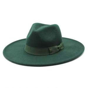 Sombreros Fedora para Mujer al por Mayor, Tendencia 2024, Ala Ancha de 9.5 cm, con Lazo a Juego, Sombrero Fedora Plano - Product Image 4