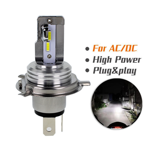 New Design 20w Led Motorcycle Headlight Scooter Bulb H6 Ba20d H4 6000k Light ATV Moto Motorbike Accessories Fog Lamp