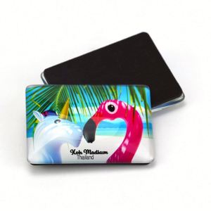 Custom Logo Paper 63.5X63.5 Square Magnet Maker Promotional <b>Portable</b> Personal <b>Fridge</b> Magnets - Product Image 4