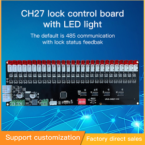 Controlador de puerta de armario inteligente de acceso RS485 de 27 vías de alta calidad con 1 año de garantía Tablero de control de bloqueo de acceso RS485 - Product Image 2
