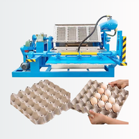 Machine de moulage de barquettes à œufs en pâte à papier haute capacité, équipement industriel de fabrication de boîtes à œufs