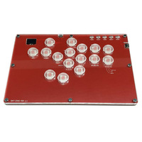 Contrôleur de manette d'arcade Hitbox en acier inoxydable CNC pour PC Prototypage rapide Perçage Bâton de combat Clavier Accessoires de jeu