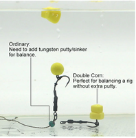 Appâts flottants pour la pêche à la carpe, bouillettes flottantes pour la pêche à la carpe, maïs flottant pour la pêche à la carpe, pour montages Chod, Zig Rig, Method Feeder, matériel de pêche