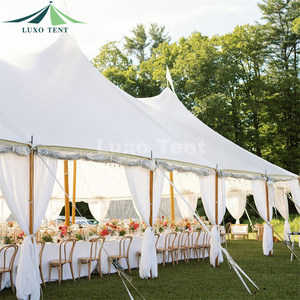 Carpa de Boda Tipo Marquesina de Alta Calidad para Fiestas y Banquetes, Estilo <span class=keywords><strong>Sperry</strong></span> con Mástil de Lona y Pico de Aluminio para Exteriores - Product Image 4
