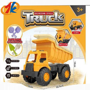 Plastic Construction Vehicles Engineering <strong>Toy</strong> Set for Kids Including Loader Forklift Crane Tip <strong>Lorry</strong> Agitating - Product Image 3