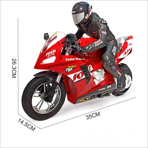 Motocicleta RC 1/6, Autos RC Autoestables, Equilibrio Automático, Carreras Competitivas, Derrapes, Acrobacias, Motocicleta <span class=keywords><strong>El</strong></span>éctrica de Juguete para Niños - Product Image 3