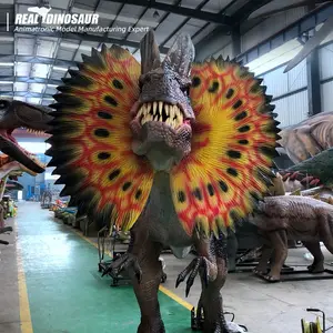 Amusement Park Life Size Dinosaur Robot Animatronic Dinosaur For Sale