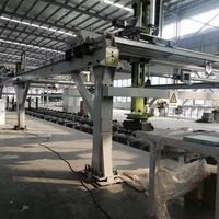 Robot portique industriel de 17 m avec moteur, boîte de vitesses, PLC et roulement, puissance de 3 kW pour le tri, le chargement et le déchargement de tôles d'acier
