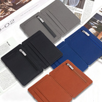 Dompet Lipat Pria Baru Dompet PU Ajaib Tempat Kartu Pria Dompet Koin Ramping Ber-resleting Grosir Dari Produsen