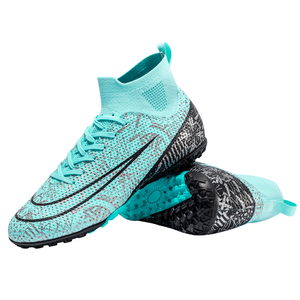 รองเท้าฟุตบอลแบบใหม่ FG/TF สำหรับเด็กและผู้ใหญ่ รองเท้ากีฬาฝึกซ้อม ขายส่งจากแหล่งผลิต คุณภาพสูง มีสินค้าในสต็อก - Product Image 1