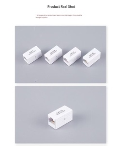 <strong>Premier</strong> Cable Metal Housing Shielded Gold-plated Copper <strong>Contacts</strong> Female Female RJ45 Cat6a Inline Gigabit Network Coupler Module - Product Image 5