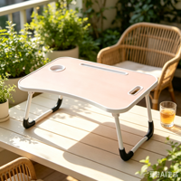 Table pliante simple et portable pour ordinateur portable à domicile, table d'apprentissage pour enfants, table de lecture, table de pique-nique