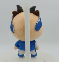 Porte-clés personnalisé en peluche mini renard - Super doux, pendentif de sac à dos anime, fonction anti-stress, service OEM personnalisable